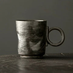 Terracotta Vintage Coffee Cup black