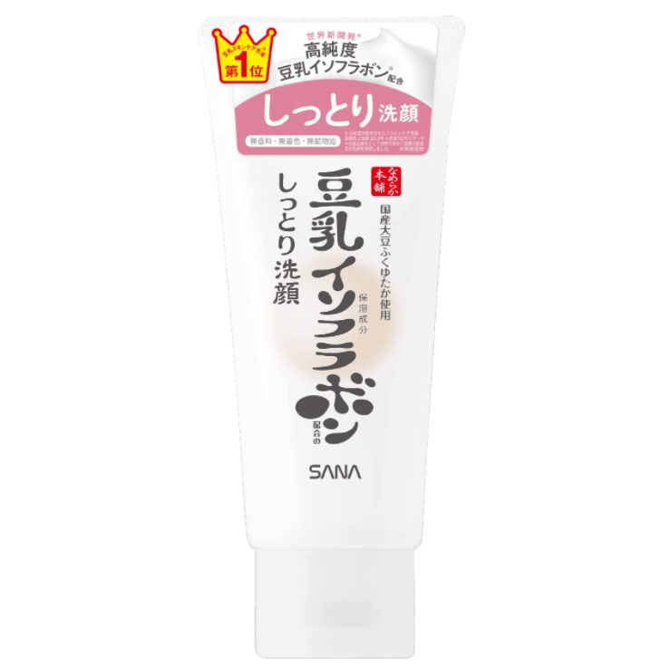 Sana Nameraka Honpo rich moisture cleansing face wash 150g - J Mart