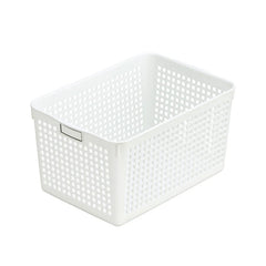 Name Basket deep white