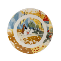 Moomin Four Seasons Plate - Single Plate (Summer/Warm House)