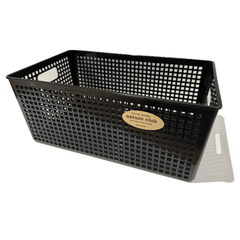 Basket - Rectangular (Black/28x16.7x12cm) - J Mart