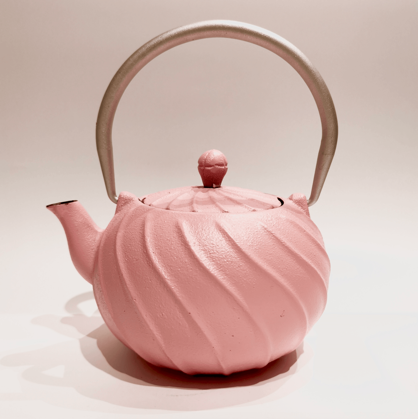 Cast Iron Teapot-Pink - J Mart