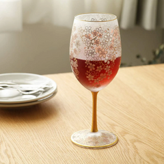 ISHIZUKA ADERIA EL DORADO sakura wine glass set 540ml*2