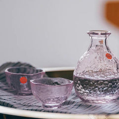 ISHIZUKA Tsugaru cherry blossoms heat resistant sake cup 50ml - J Mart