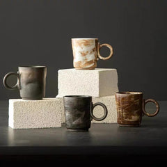 Terracotta Vintage Coffee Cup black