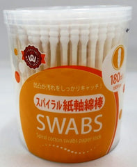 Spiral Cotton Swabs 180P