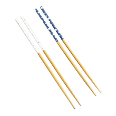 Cat bamboo chopsticks set 30cm 2 pieces - J Mart