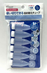 6-piece linked refill tube, 5ml