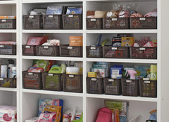 Name Basket A4 brown