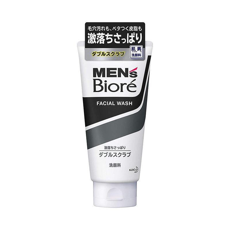 Kao Mens Biore double scrub face wash 130g - J Mart