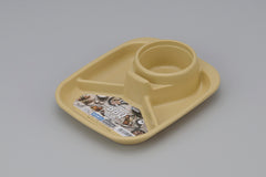 BBQ SQ. PLATE Light Brown