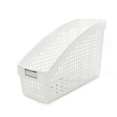 White A4 Magazine Holder with Label - J Mart