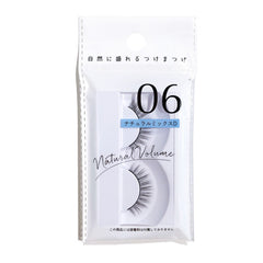 False Eyelashes - Natural Volume 06 Natural Mix D