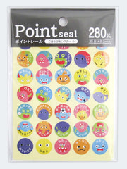 Point Stickers Reward Monster Small 280 pieces