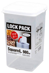 Lock Pack Food Storage Container - Square L 980ml