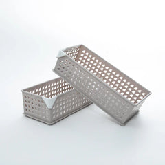 Cute Stackable Basket slim light brown