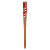 Polka dots bamboo chopstick 21cm - J Mart