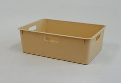 PP Storage Box with Handles - Tan