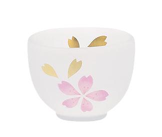 Hirota Hana Honoka sakura glass sake cup 40ml - J Mart