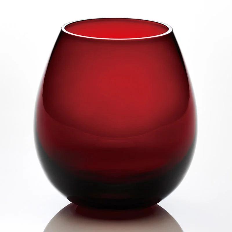 Hirota Edo glass flower bud (red) 200ml - J Mart