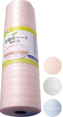 Cupboard sheet plain roll pink/white/blue