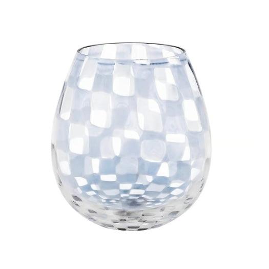 Hirota Taisho Roman glass flower bud ichimatsu 200ml - J Mart