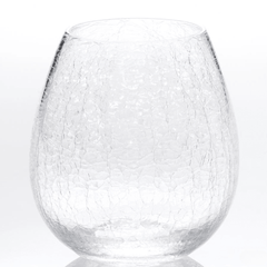 Hirota Edo glass flower bud (transparent) 200ml - J Mart