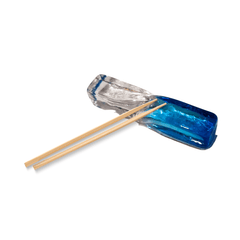 Glassware Chopsticks Rest(Blue) - J Mart