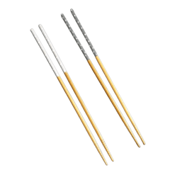 Letter bamboo chopstick set 33cm 2 pieces - J Mart
