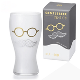 ISHIZUKA ADERIA gentle beer glass-eye glasses 380ml - J Mart