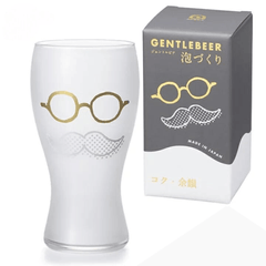 ISHIZUKA ADERIA gentle beer glass-eye glasses 380ml - J Mart