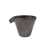 Ceramic Silver black sizuru sake bottle - J Mart