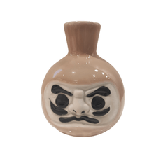 Sake Flask Daruma Pink love Luck - J Mart