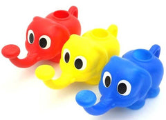 Baby elephant water can