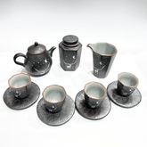 JDZ 4 cups 1 pot 1 Tea Can Deer - J Mart