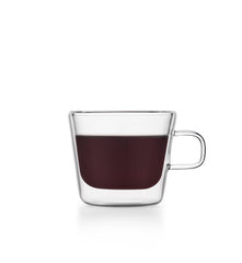 SAMADOYO Double-walled glass coffee cup 180ml*2