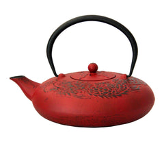 Cast Iron Teapot-Red 1.6L