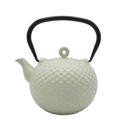 Cast Iron Teapot-White 1.0L