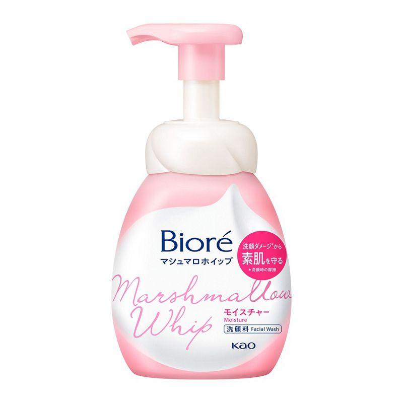Kao Biore mashmallow whip moisture foaming facial wash 150ml - J Mart