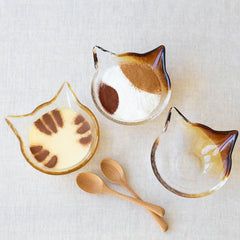 ISHIZUKA ADERIA Coconeco craft bowl brown tabby