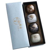 JDZ 4 Lotus Tea cups - J Mart