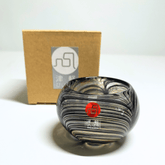 ISHIZUKA Tsugaru Shikisai mini bowl-KURO - J Mart