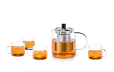 SAMADOYO glass tea set (teapot 700ml+tea cups 150ml*4)