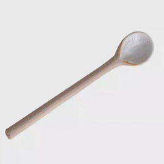 Handcrafted Ceramic Spoon – Natural Clay with Celadon Glaze