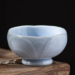 Handcrafted Lotus Flower Ceramic Bowl Series