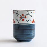 Japanese-Style Ceramic Tea Cup – Hand-painted Pattern Series