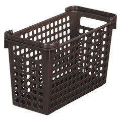 Fit Stackable Basket slim brown