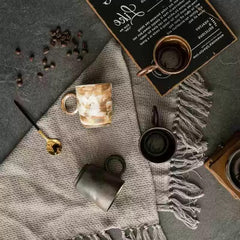 Terracotta Vintage Coffee Cup black
