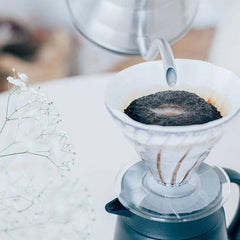 Hario V60 coffee dripper 01 clear plastic for 1-2 cups - J Mart