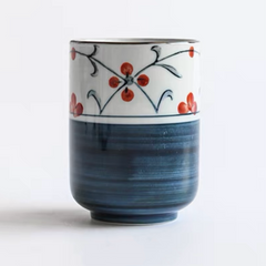 Japanese hand-painted illustration tea cup
